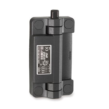 Otto Ganter Hinge with Safety Switch Plastic with Connector Plug, GN 239.6